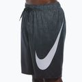 Pantaloncini da bagno da uomo Nike Grid Swoosh Breaker 9" Volley nero 7