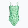 Costume intero da donna Nike Hydrastrong Cutout verde shock