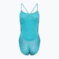 Costume intero donna Nike Hydrastrong Multi Print Cutout blu 2