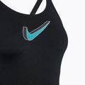 Costume intero donna Nike Hydrastrong 3D Swoosh Fastback nero 3