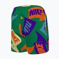 Pantaloncini da bagno Nike Tossed Flags 4" Volley stadium green per bambini 2
