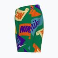 Pantaloncini da bagno Nike Tossed Flags 4" Volley stadium green per bambini 3