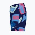 Pantaloncini da bagno Nike Tossed Flags 4" Volley per bambini mezzanotte marina 3