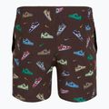 Pantaloncini da bagno Nike Multi Print 5" Volley da uomo, marrone barocco 2