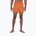 Pantaloncini da bagno Nike Multi Print 5" Volley da uomo, arancione blaze