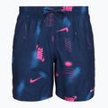 Pantaloncini da bagno uomo Nike Multi Print 7" Volley midnight navy