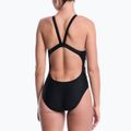 Costume da bagno intero da donna Nike Logo Tape Fastback black 3