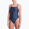 Costume da bagno intero da donna Nike Ocean Bound Ripple Texture Square Neck slate
