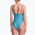 Costume da bagno intero da donna Nike Ocean Bound Ripple Texture Square Neck bleached turquoise 3