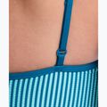 Costume da bagno intero da donna Nike Ocean Bound Ripple Texture Square Neck bleached turquoise 4