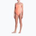 Costume da bagno intero da donna Nike Ocean Bound Ripple Texture Square Neck pink glow 2