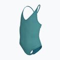 Costume da bagno intero per bambini Nike Ocean Bound Ripple Texture Lace Up blached turquoise 2