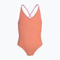 Costume da bagno intero per bambini Nike Ocean Bound Ripple Texture Lace Up pink glow