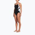 Costume da bagno intero donna Nike Hydrastrong Fly black/white 2