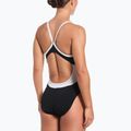 Costume da bagno intero donna Nike Hydrastrong Fly black/white 3