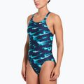 Costume da bagno intero donna Nike Hydrastrong Multi Pr green abyss