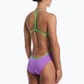 Costume da bagno intero da donna Nike Hydrastrong Logo Graphic T-Back bright violet 3