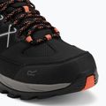 Stivali da trekking da donna REGATTA Samaris III Low nero/satsuma 7