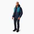 Uomo REGATTA Piumino Dalent con cappuccio blu marocchino/denim chiaro di luna 2