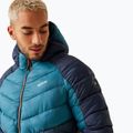 Uomo REGATTA Piumino Dalent con cappuccio blu marocchino/denim chiaro di luna 5