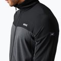 Uomo REGATT Highton Full Zip Midlayer Felpa ash/nero 4
