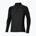 Longsleeve da running uomo Mizuno Active Dryaeroflow Hybrid Long Sleeve Top Black