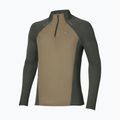 Longsleeve da running uomo Mizuno Active Dryaeroflow Hybrid Long Sleeve Top Forest Night