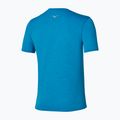 Maglia da corsa da uomo Mizuno Core Runbird Short Sleeve Tee blue jewel 2