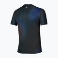 Maglia da corsa da uomo Mizuno Core Graphic Short Sleeve black/blue 2