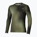 Longsleeve da running uomo Mizuno Core Graphic Long Sleeve Tee Forest Night