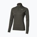 Felpa da corsa donna Mizuno Core Impulse Half Zip Long Sleeve Tee forest night