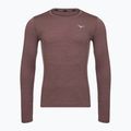 Longsleeve da running uomo Mizuno Core Impulse Long Sleeve Tee pepper corn