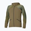 Giacca da corsa da uomo Mizuno Active Alpha Hooded Jacket martini olive