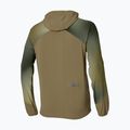 Giacca da corsa da uomo Mizuno Active Alpha Hooded Jacket martini olive 2