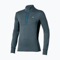 Felpa da corsa uomo Mizuno Active Warmalite Half Zip Long Sleeve Top dark slate