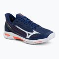 Scarpe da tennis uomo Mizuno Wave Exceed Tour 7 CC beacon blue/white/lava orange