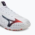 Scarpe da tennis uomo Mizuno Wave Drive Neo 4 white/insignia blue/orange 7