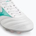 Scarpe da calcio Mizuno Morelia II Elite FG white/arcadia/lava orange 7