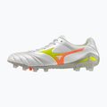 Scarpe da calcio Mizuno Monarcida Neo III Elite FG white/evening primrose/lava orange
