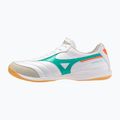 Scarpe da calcio Mizuno Morelia Sala Elite IN white/arcadia/lava orange
