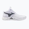 Scarpe da pallavolo Mizuno Wave Momentum Elite Mid white/metallic gray/black