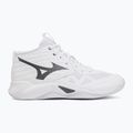 Scarpe da pallavolo Mizuno Wave Momentum Pro Mid white/metallic gray/black 2
