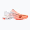 Scarpe da pallavolo Mizuno Wave Lightning Elite flamingo coral/lava orange/white