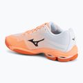 Scarpe da pallavolo Mizuno Wave Lightning Pro flamingo coral/carbon/white 3