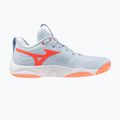 Scarpe da pallavolo donna Mizuno Wave Momentum Elite blue finch/white/lava orange 2