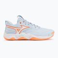 Scarpe da pallavolo donna Mizuno Wave Momentum Elite blue finch/white/lava orange 2