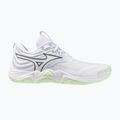 Scarpe da pallavolo donna Mizuno Wave Momentum Elite white/balsam green/ambrosia