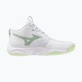 Scarpe da pallavolo donna Mizuno Wave Momentum Elite Mid white/balsam green/ambrosia 2