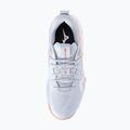 Scarpe da pallavolo donna Mizuno Wave Momentum Pro blue finch/lava orange/flamingo coral 5