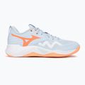 Scarpe da pallavolo donna Mizuno Wave Momentum Pro blue finch/lava orange/flamingo coral 2